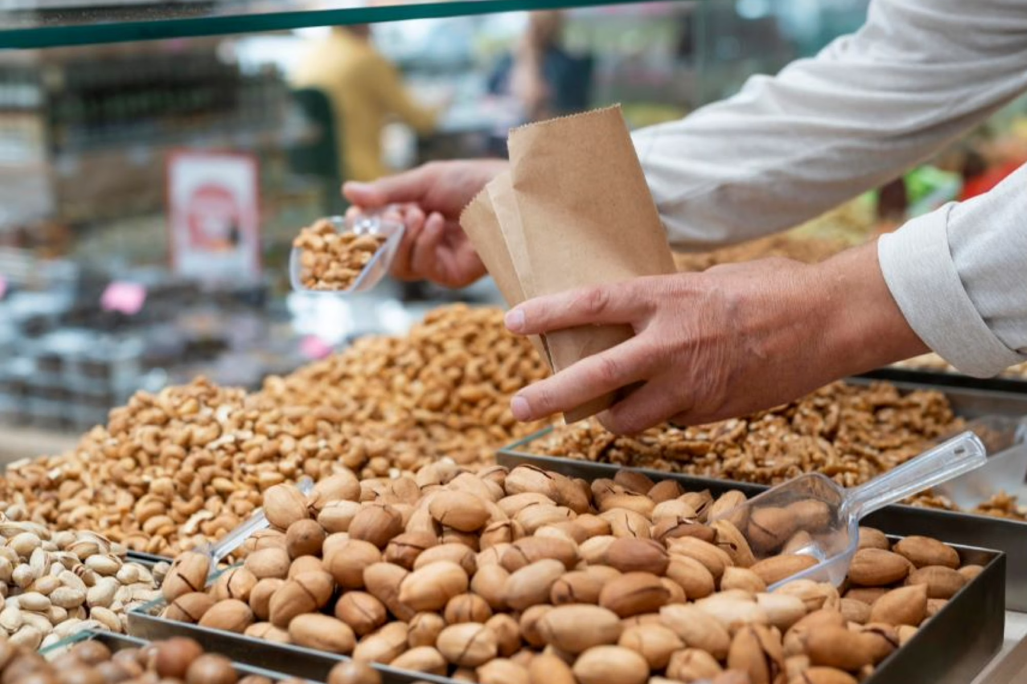 Kuruyemiş Arka Plan